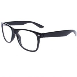 Geek Glasses with lenses, Nerd Glasses, Black geek glasses,