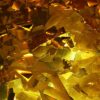 metallic gold flutter confetti