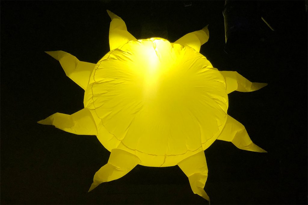 inflatable sun shade