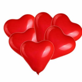 heart balloons, High Quality 12" Valentine and Love Balloons
