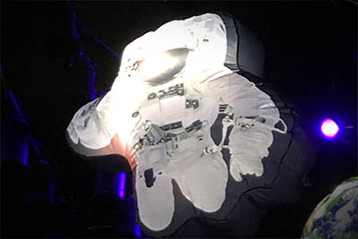 astronaut inflatable, giant astronaut space themed inflatable decor