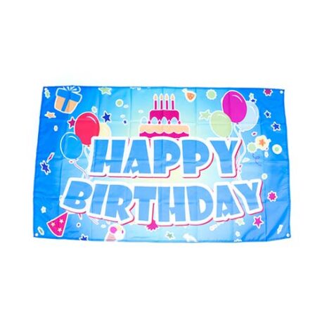 150cm Happy Birthday Flag – Incredible Events