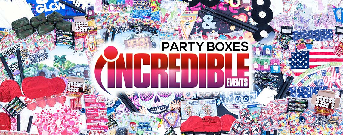 themed party box delivery, party supplies and decoartions