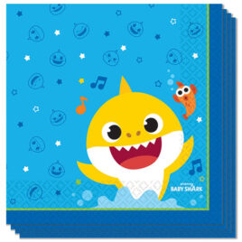 16 x Baby Shark Paper Napkins