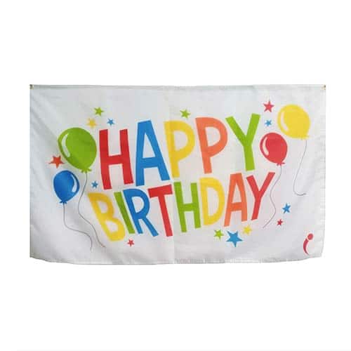 Premium Birthday Flags | Best Birthday Flags 150cm x 90cm