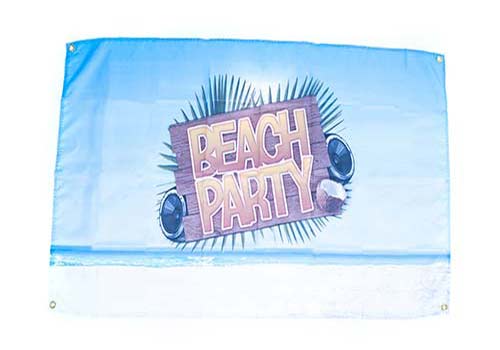 beach party flag, beach party ideas