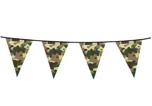 camo bunting, camouflage bunting