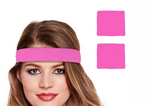 pink neon headbands