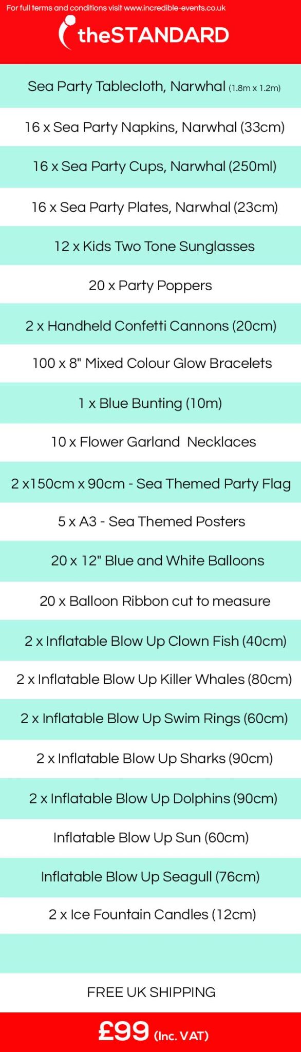 kids birthday sea party