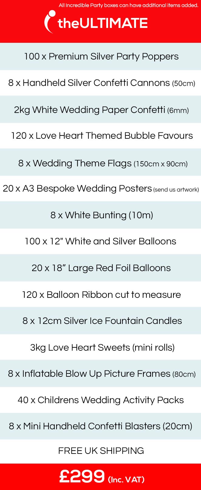 wedding party theme ideas, wedding party packs