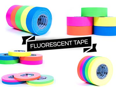 colourful fluorescent gaffer gaffa tape