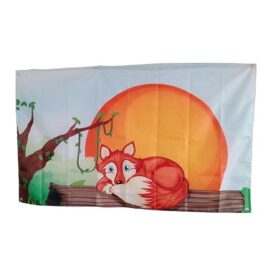 fox flag, themed fox flags