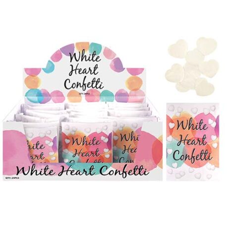 Wedding White Heart Confetti